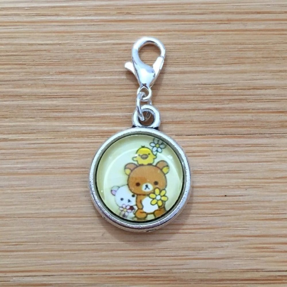 Planner charm Rilakkuma Glass Cabochon